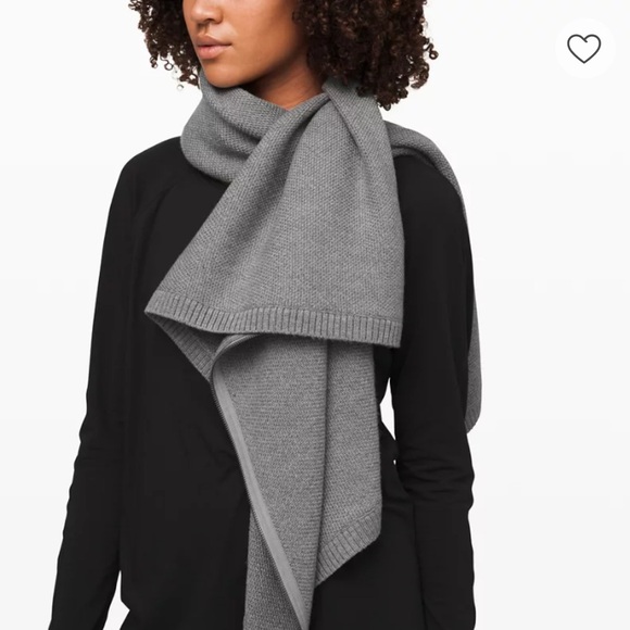 Lululemon Gray On the Go Sweater Poncho, One Size - Picture 5 of 11